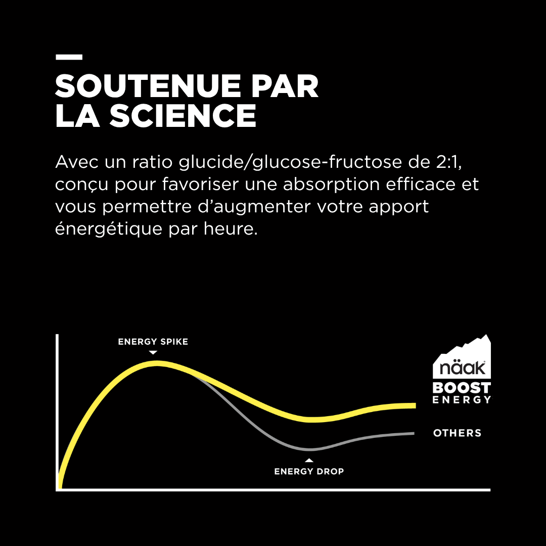 Boisson d'effort Boost Energy™ | Neutre 60 - Sac
