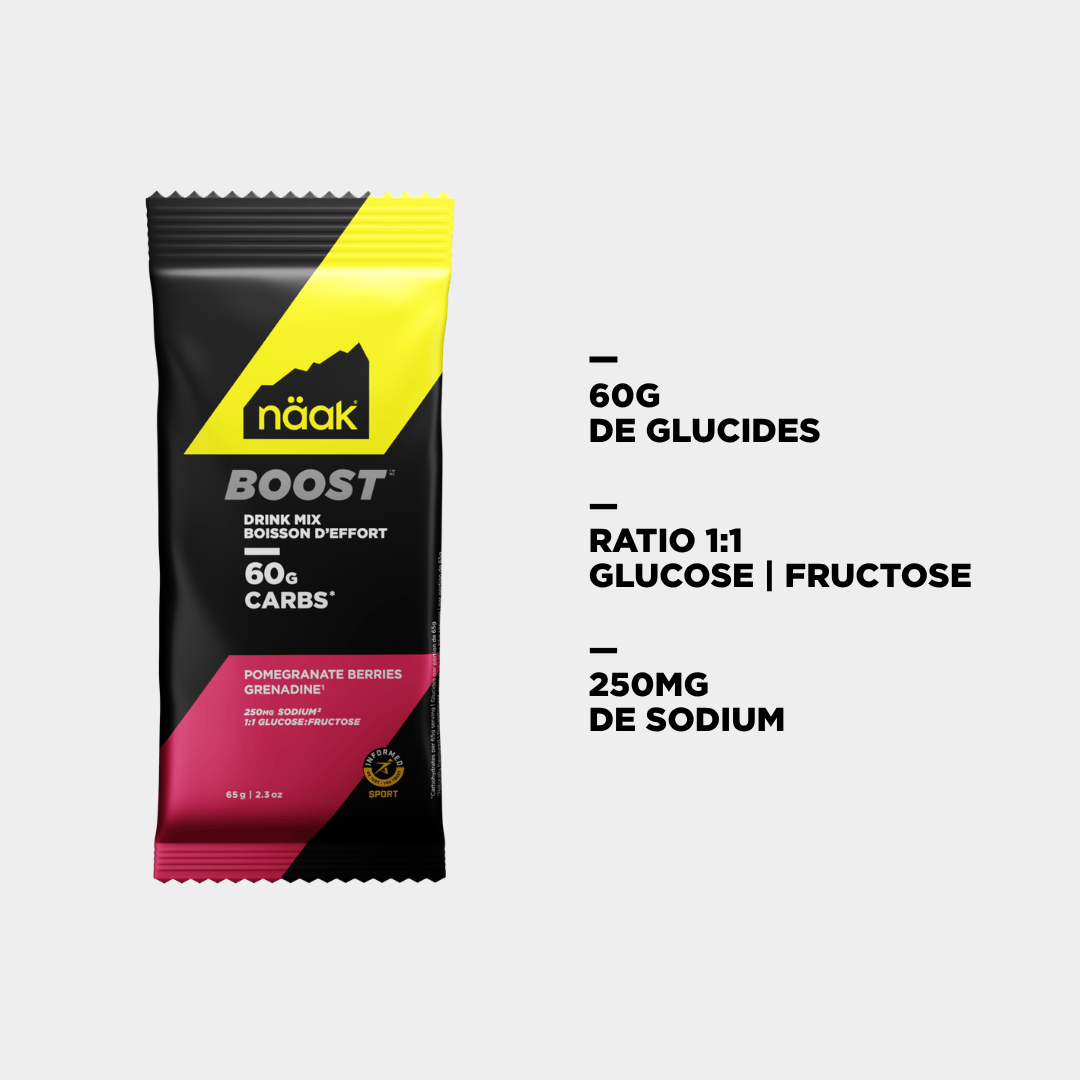 Boisson d'effort BOOST™ 60 · Grenadine · Sachet