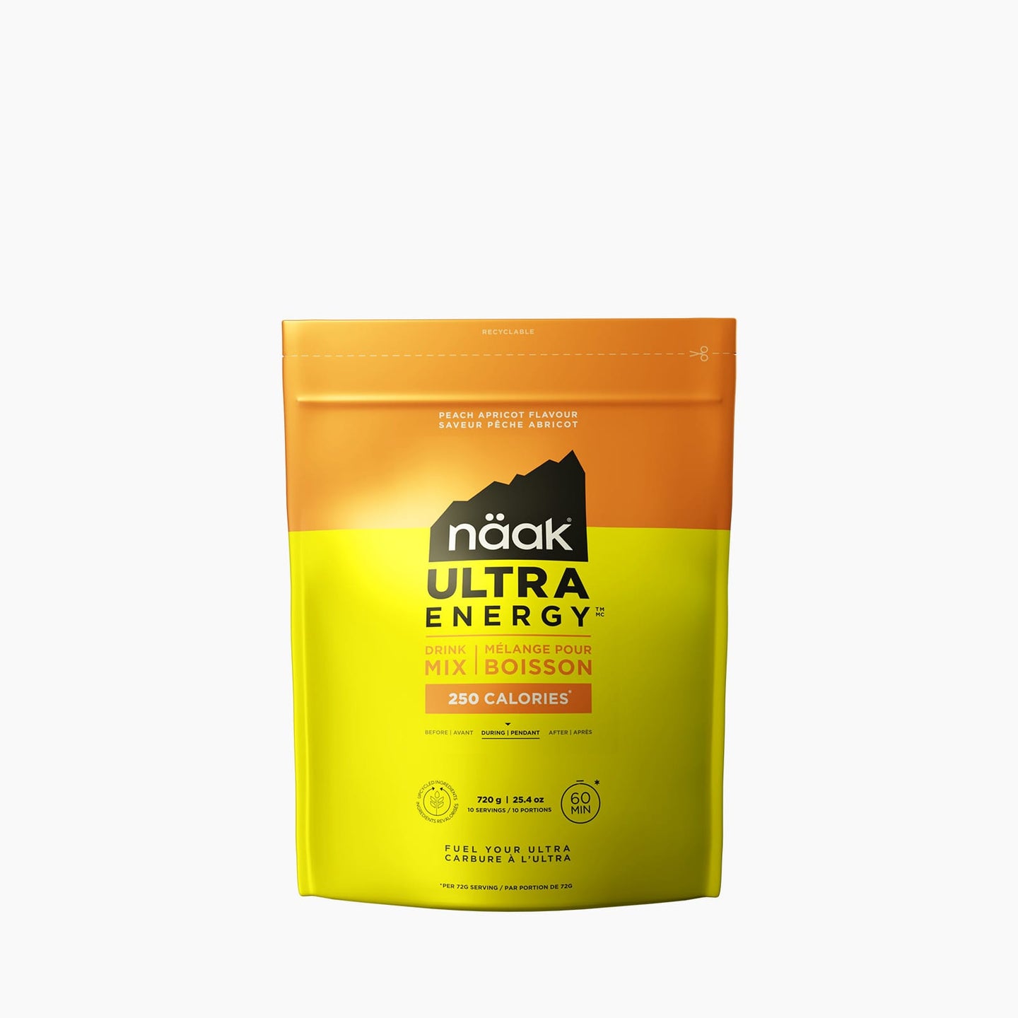 Näak Drink Mixes ULTRA™ Drink Mix 250 · Peach Apricot · Bag