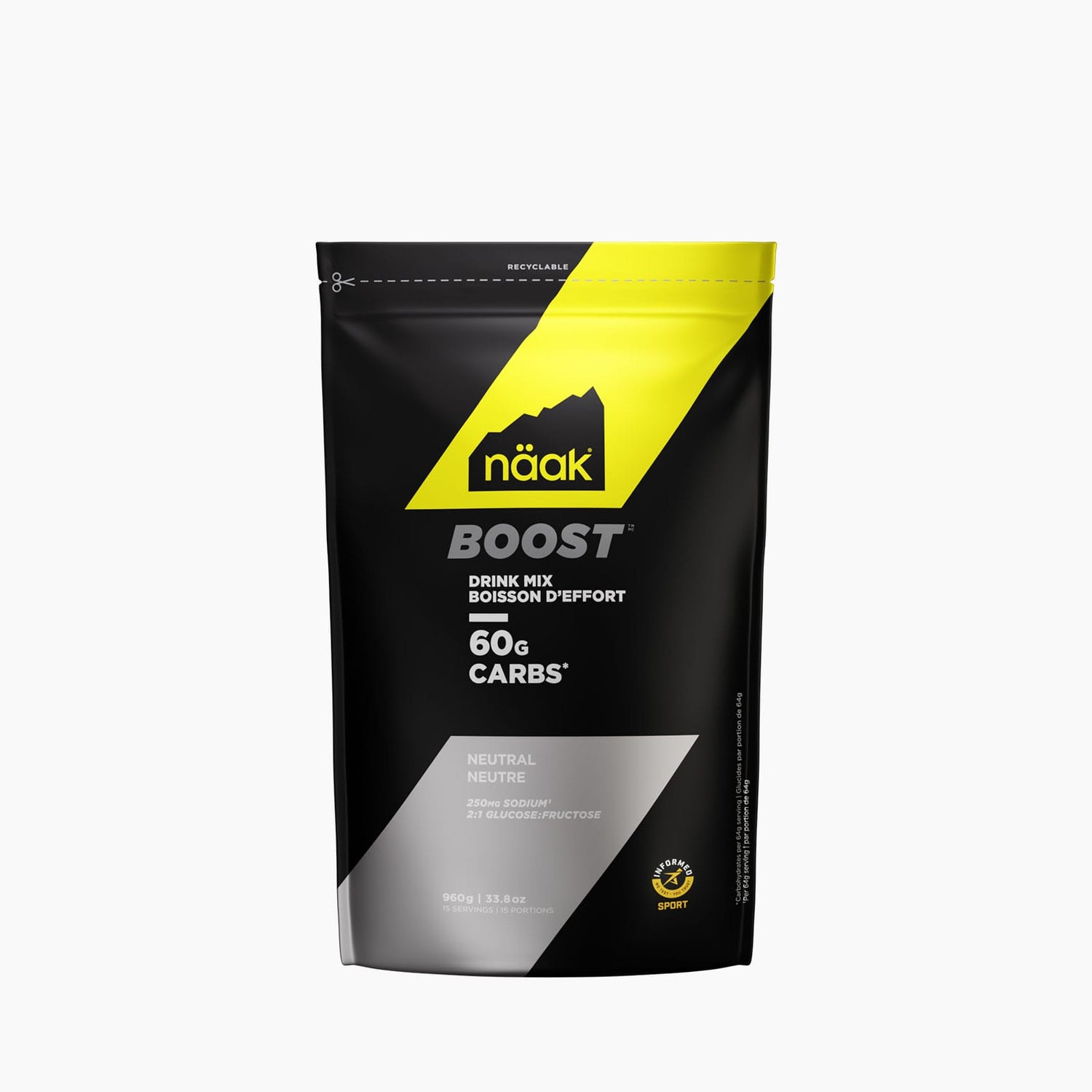 Näak Drink Mixes BOOST™ Drink Mix 60 · Neutral · Bag