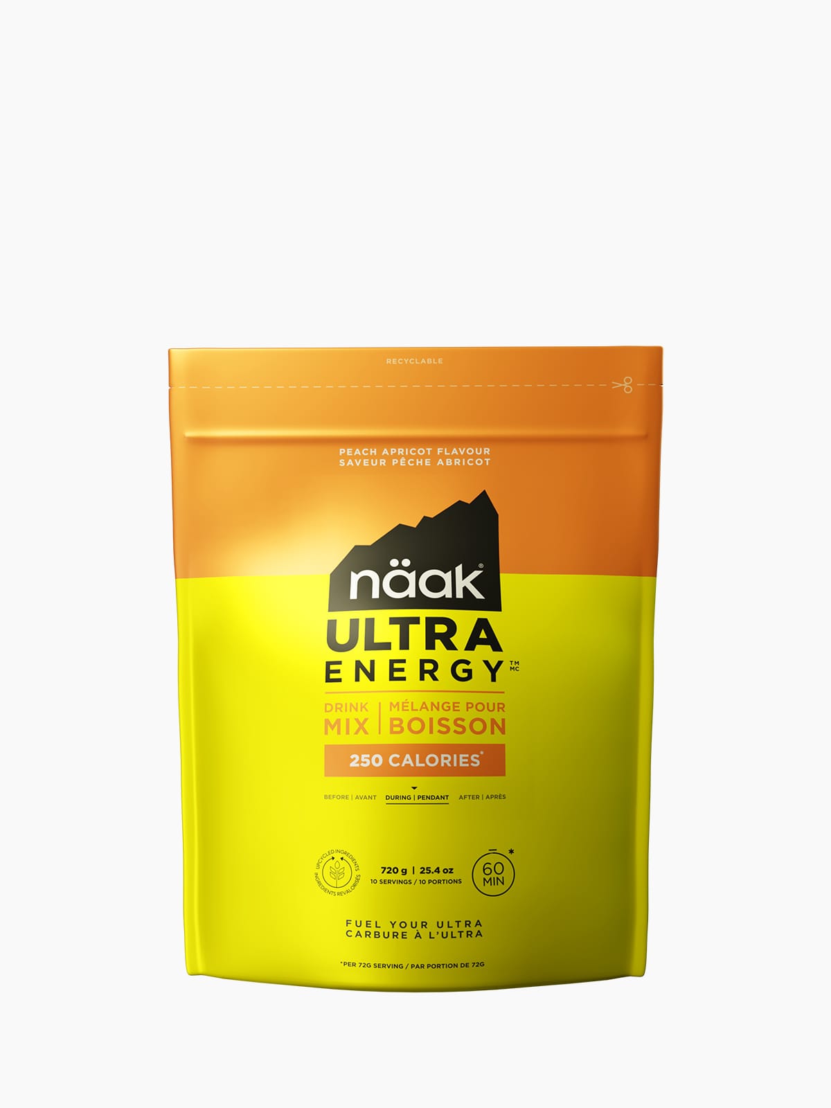 Näak Energy Drink Mix ULTRA™ Drink Mix | Peach Apricot - Bag