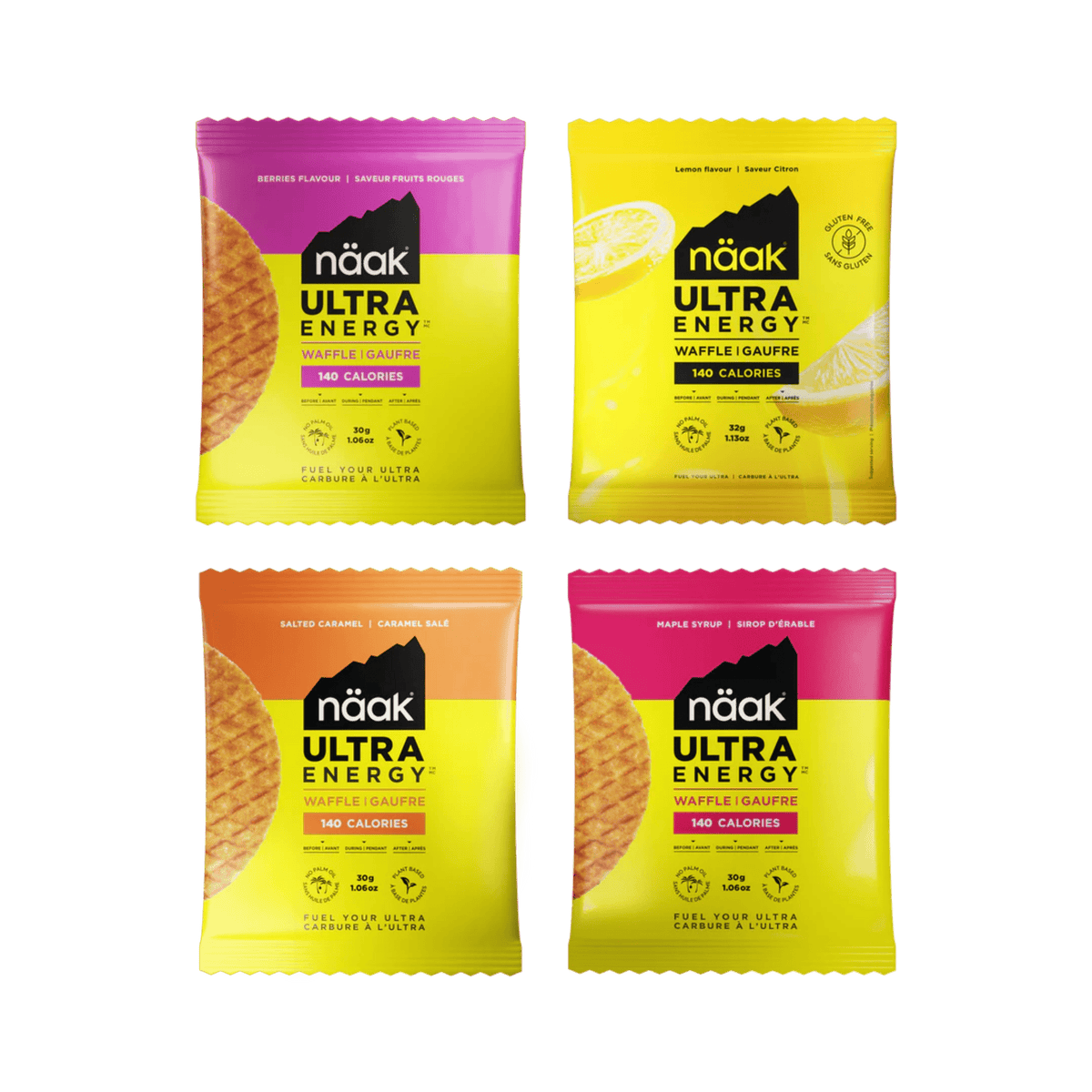 Näak Energy Waffle Energy Waffle Variety pack |  Ultra Energy™