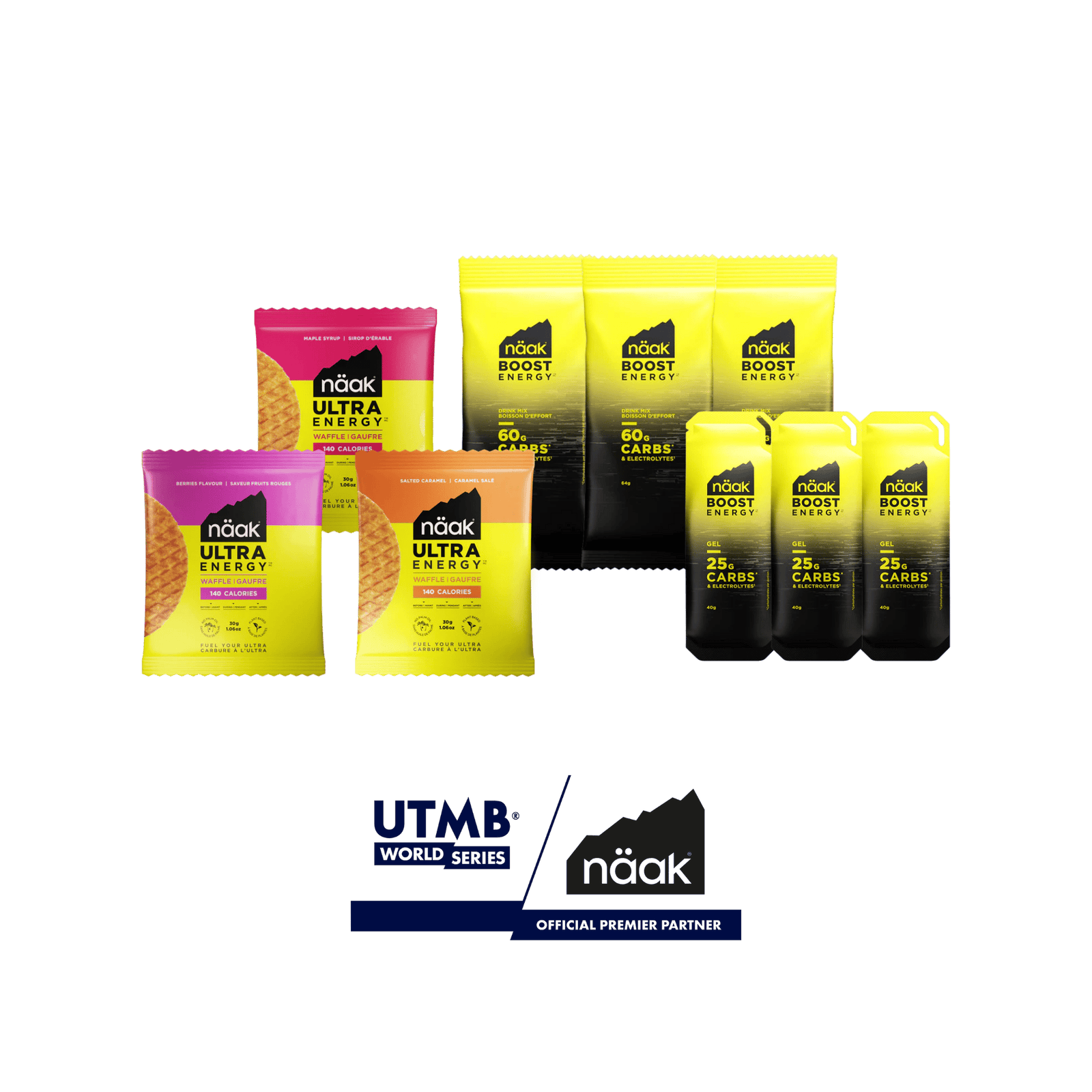 Näak NA Boost & Ultra Energy™ | UTMB Aid Station Pack - Boost