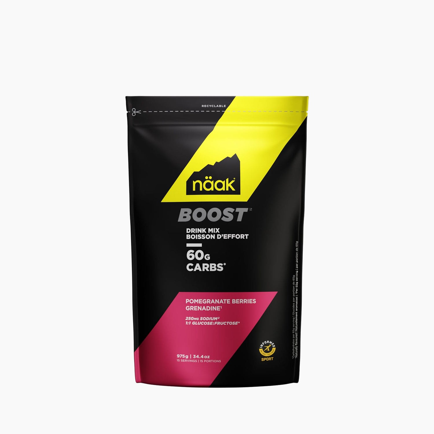 Näak NA Drink Mixes BOOST™ Drink Mix 60 · Pomegranate Berries · Bag