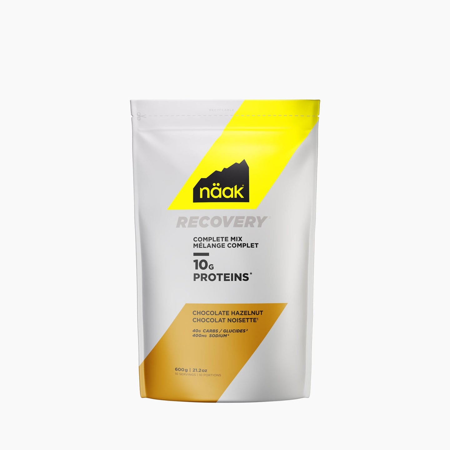 Näak Protein Powder RECOVERY™ Complete Mix 10 ‧ Chocolate Hazelnut ‧ Bag