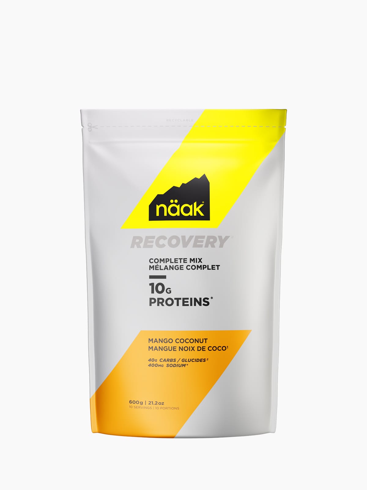 Näak Protein Powder RECOVERY™ Complete Mix | Mango Coconut - Bag