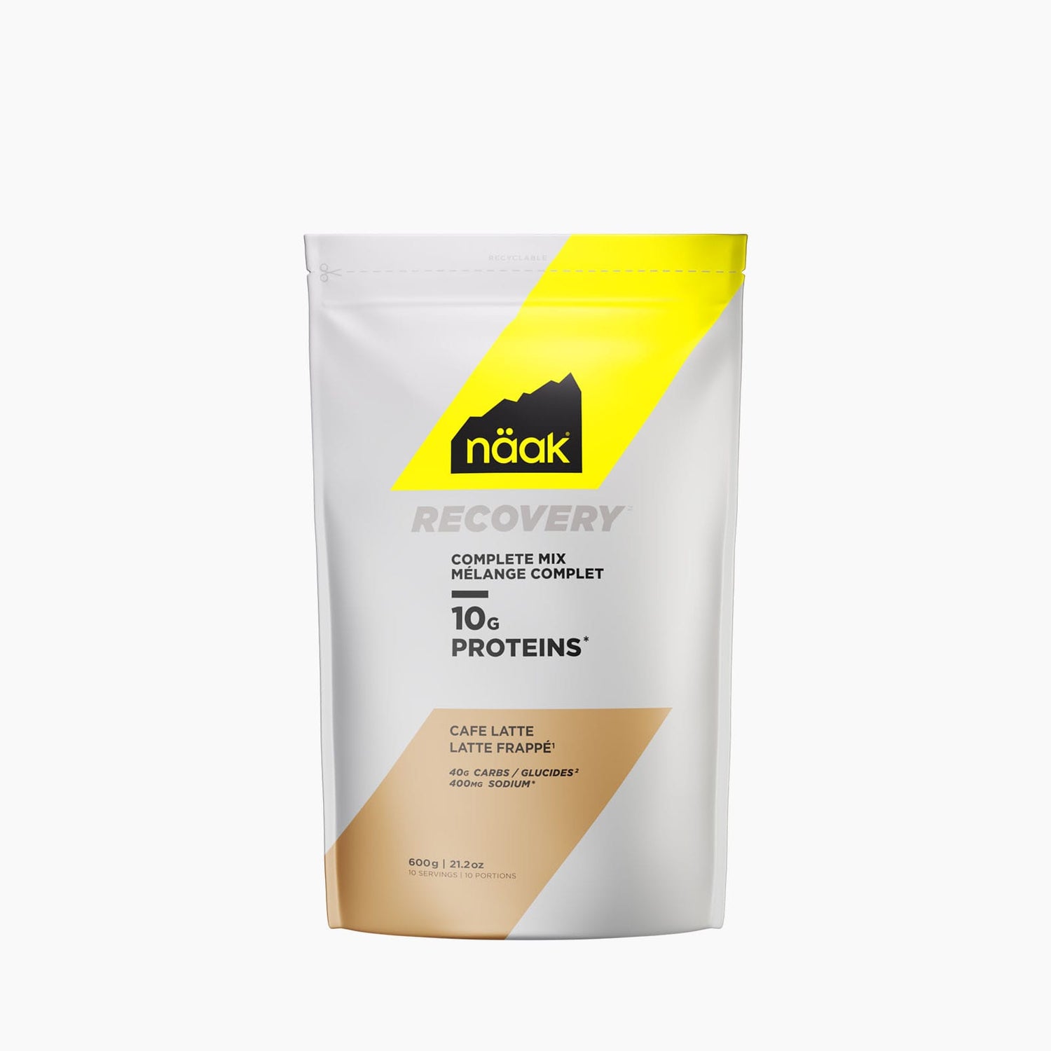 Näak Protein Powder RECOVERY™ Complete Mix 10 · Latte Frappé · Bag
