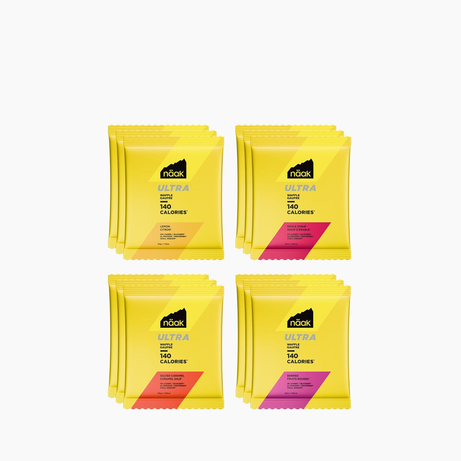 Näak Waffle ULTRA™ Waffle 140 ‧  Variety pack